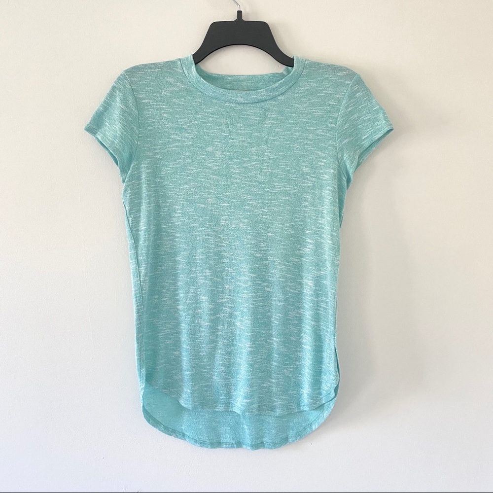 Love Fire Girls 16 Blue & White Short Sleeve Shirt